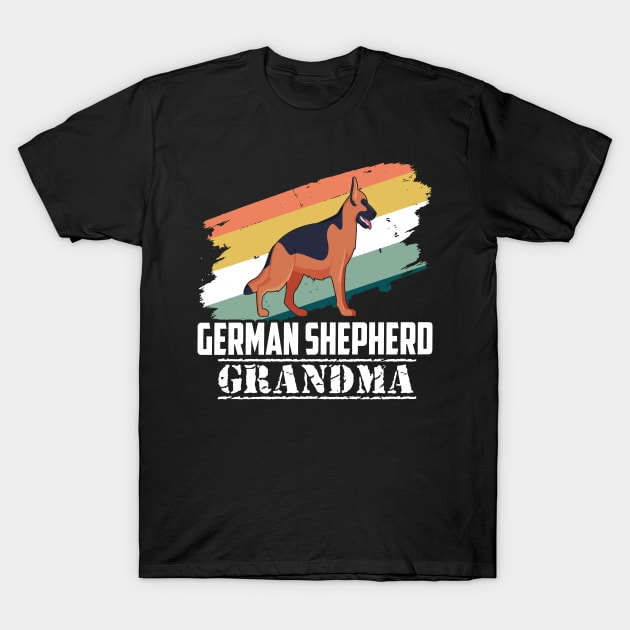 German Shepherd Grandma T-Shirt by Uris